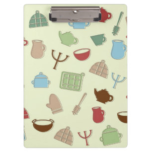 Kitchen pattern clipboard
