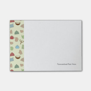 Kitchen pattern post-it notes