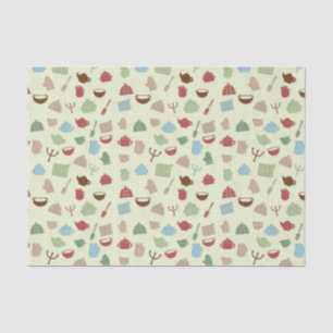 Kitchen pattern tissue paper
