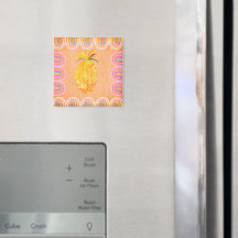 Kitchen Pineapple Folk Art Style