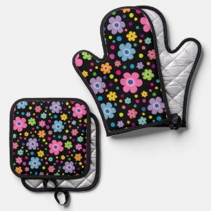 Kitchen Pot Holders Oven Mitt & Pot Holder Set
