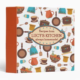 Kitchen pots pans utensils cooking catering chef binder