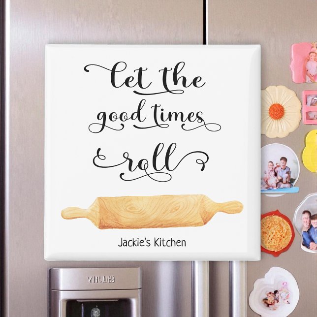 Kitchen Quote Black White  Magnet (Creator Uploaded)