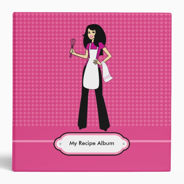 Kitchen Recipe Album Personalized Binder (Front)