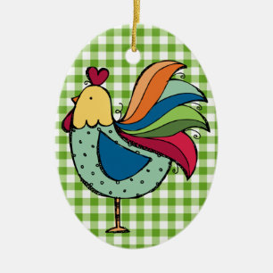 Kitchen Rooster - SRF Ceramic Ornament