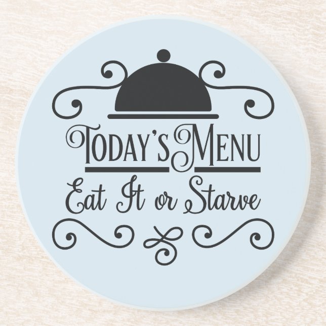 Kitchen Sayings Coaster (Front)