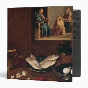 Kitchen Scene with Christ Binder