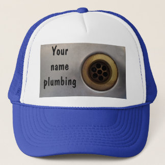 Kitchen sink drain photo prote plumbers trucker hat