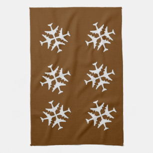 Kitchen Snowflakes Towel