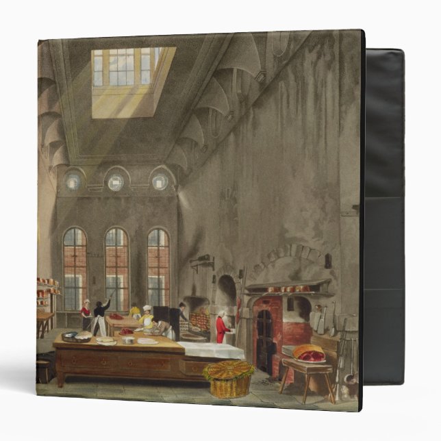 Kitchen, St. James's Palace, engraved by William J Binder (Front/Inside)