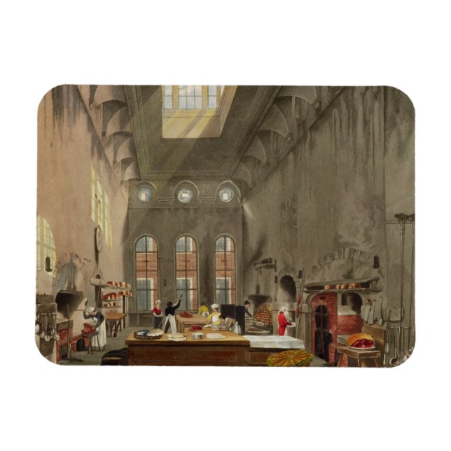 Kitchen, St. James's Palace, engraved by William J Magnet (Horizontal)