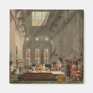 Kitchen, St. James's Palace, engraved by William J Magnet