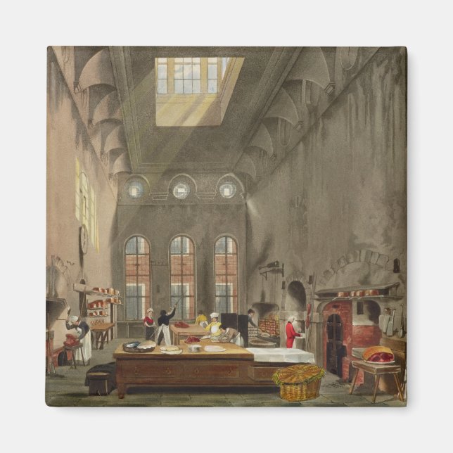 Kitchen, St. James's Palace, engraved by William J Magnet (Front)