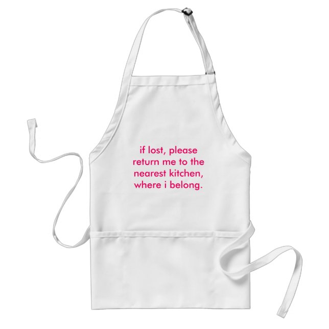 kitchen. standard apron (Front)