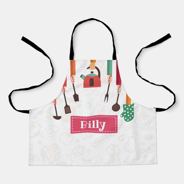 Kitchen Stuff Pink Apron (Front)