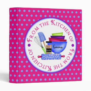 Kitchen Supplies- Bright- Recipe BInder