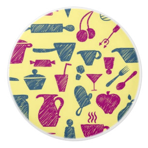 Kitchen supplies ceramic knob