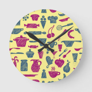Kitchen supplies round clock