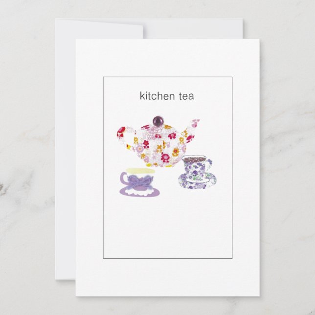 Kitchen Tea Invitation (Front)