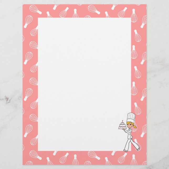 Kitchen Themed Art Recipe Sheets (Front)