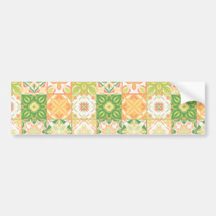 Kitchen tiles 2 bumper sticker
