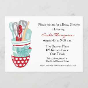 Kitchen Tools Bridal Shower Invitation