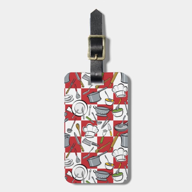 Kitchen Tools Check Luggage Tag (Front Vertical)