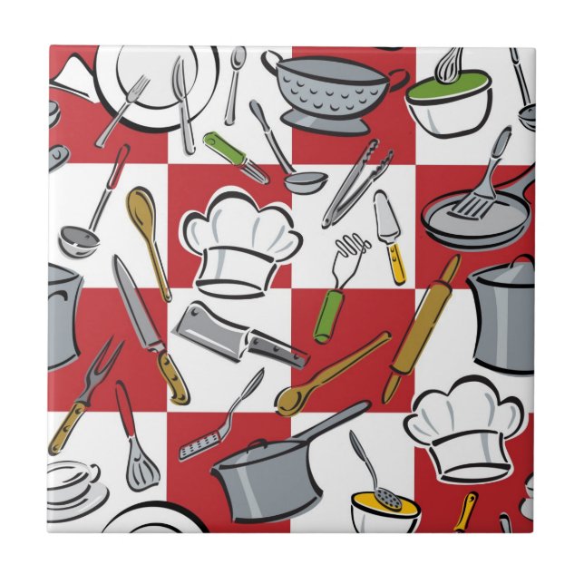 Kitchen Tools Check Tile (Front)