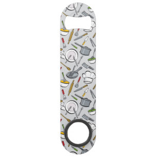Kitchen Tools Pattern Bar Key