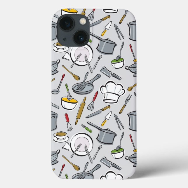 Kitchen Tools Pattern Case-Mate iPhone Case (Back)