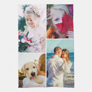 Kitchen Towel 4 Photo Rounded Template