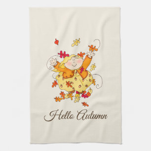 Kitchen Towel-Autumn Kitchen Towel