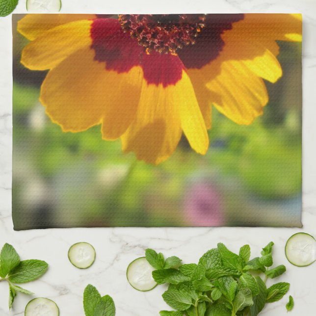 Kitchen Towel - Blanket Flower (Folded)