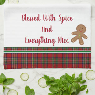 Kitchen Towel-Blessed With Spice and Everything Kitchen Towel