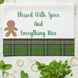 Kitchen Towel-Blessed With Spice and Everything Kitchen Towel