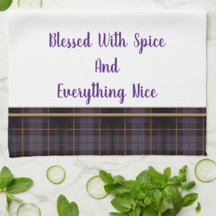 Kitchen Towel-Blessed With Spice and Everything Kitchen Towel