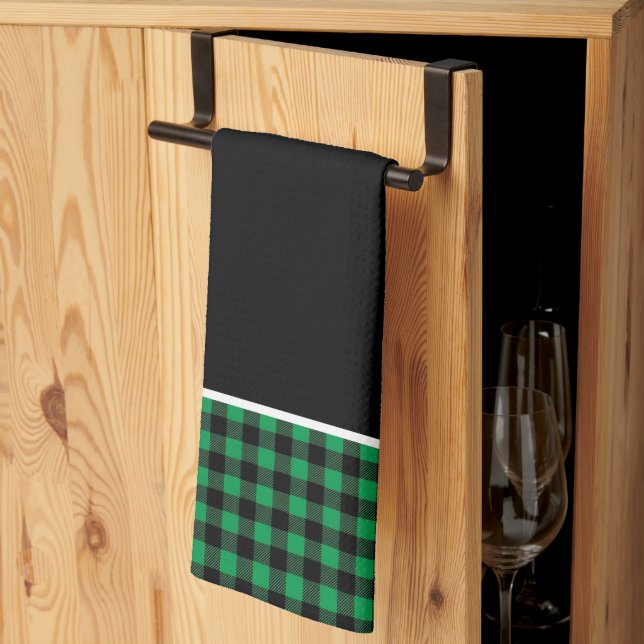 Kitchen Towel-Buffalo Plaid Towel (Thirds Fold)