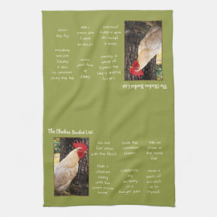 Kitchen Towel-Chicken Bucket List Towel