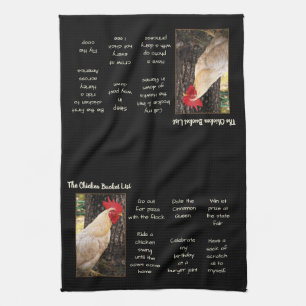 Kitchen Towel-Chicken Bucket List Towel
