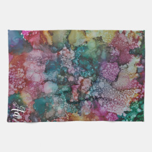 Kitchen Towel "Colour Burst Inkblot"