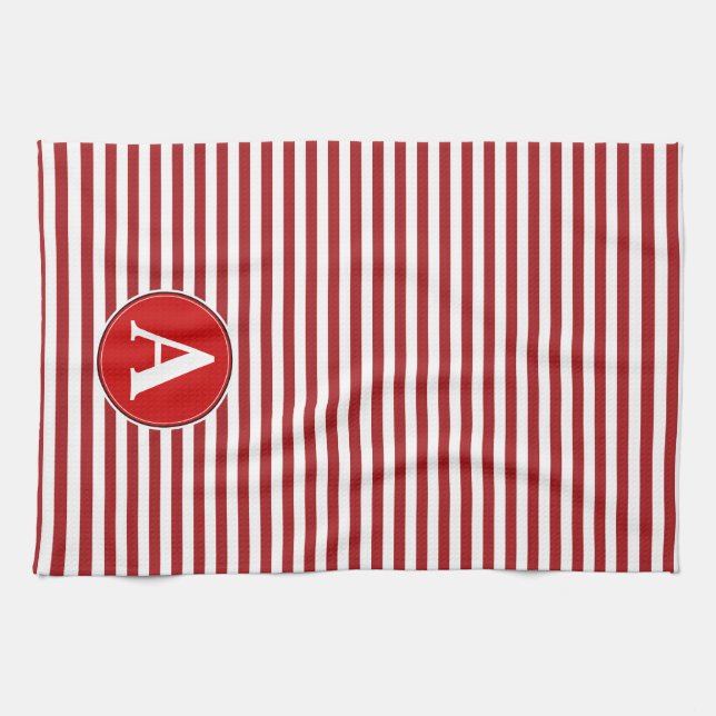 Kitchen Towel, Custom Monogram Towel (Horizontal)