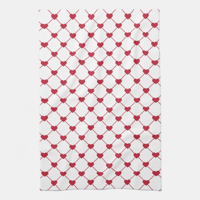 Kitchen Towel/Hearts Towel (Vertical)