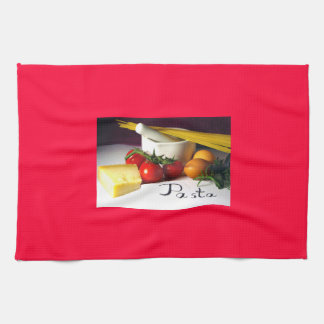 Kitchen towel in red