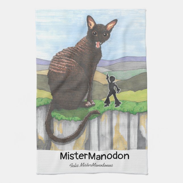 Kitchen Towel: Mister Manodon Towel (Vertical)