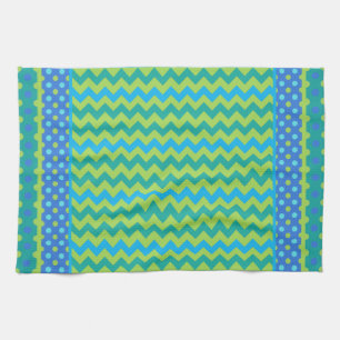 Kitchen Towel: Mix'n'Match Chevrons and Polka Dots Towel
