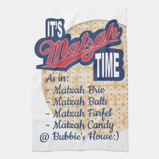 Kitchen Towel "Passover IT'S Matzah TIME"