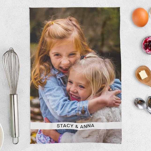 Kitchen Towel Photo & Name Template (Creator Uploaded)