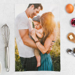 Kitchen Towel Photo Template<br><div class="desc">Personalized photo kitchen tea towel. Perfect for a loved one that like to spend time in the kitchen.</div>