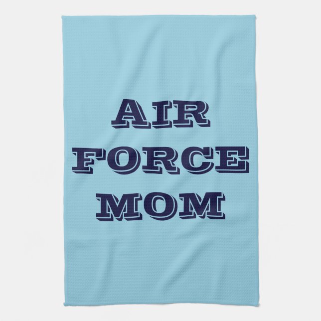 Kitchen Towel Proud Air Force Mom (Vertical)