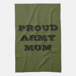 Kitchen Towel Proud Army Mom